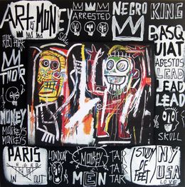 Painting, Monkey man Basquiat, Spaco