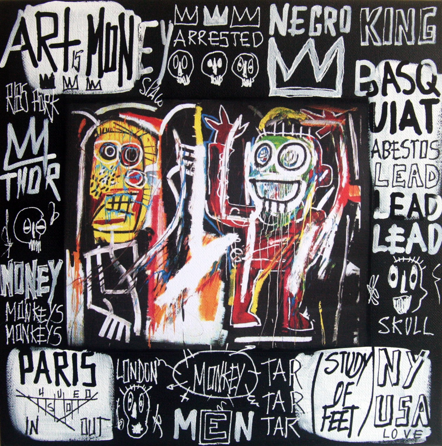 Spaco, Monkey man Basquiat Spaco, Monkey man Basquiat