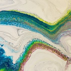 Gemälde, Jade Mermaid, Monica Tangen