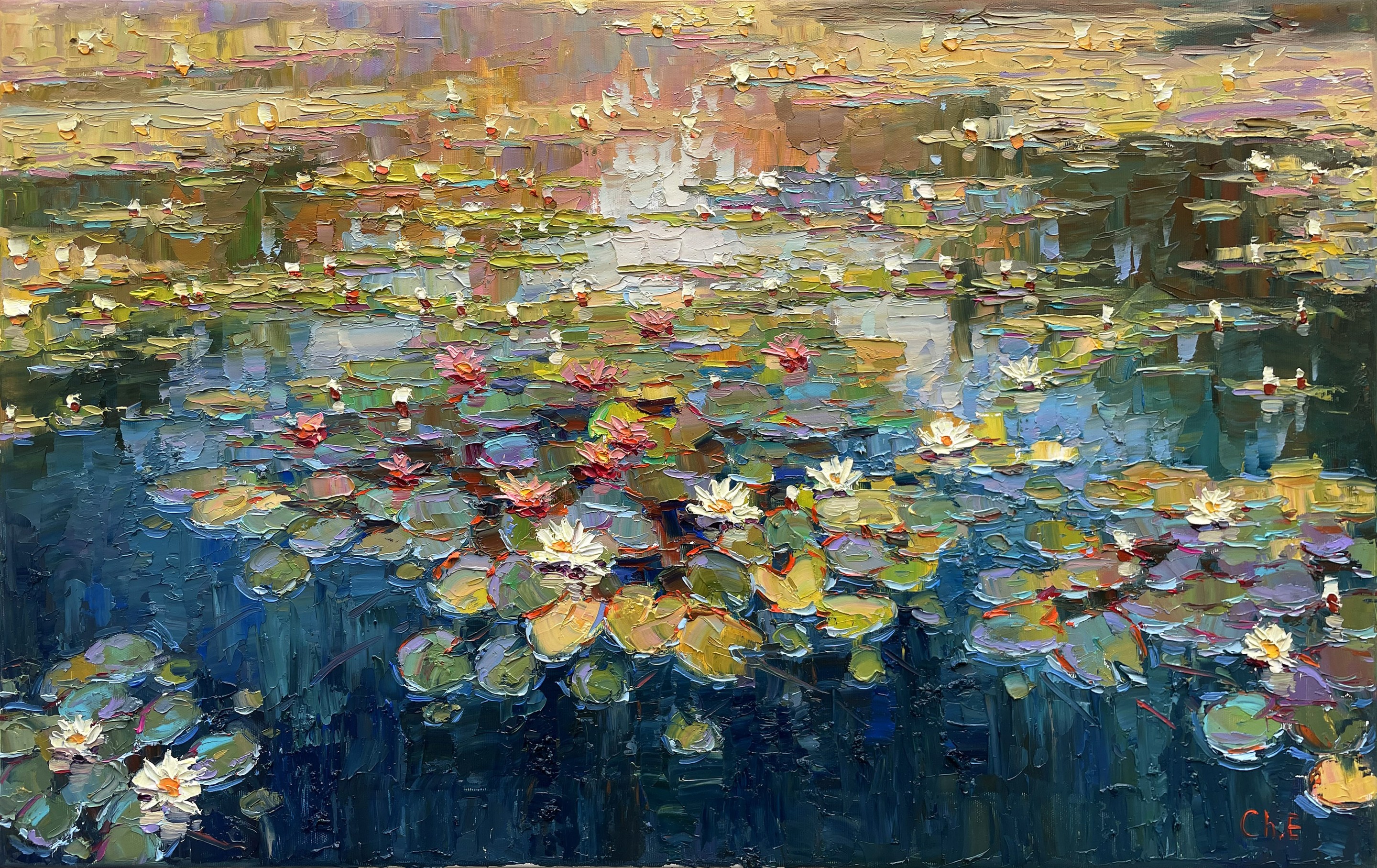 Evgeny Chernyakovsky, Water lilies Evgeny Chernyakovsky, Water lilies