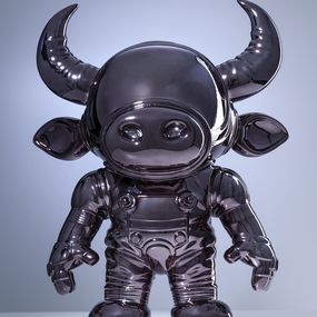 Sculpture, Space Cowboy - Moox Gun metal Edition Small, Jules Holland