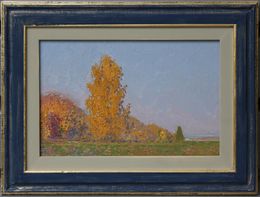 Painting, Birches in gold, Simon Kozhin