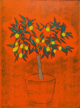 Gemälde, Kumquats, Alain Churlaud