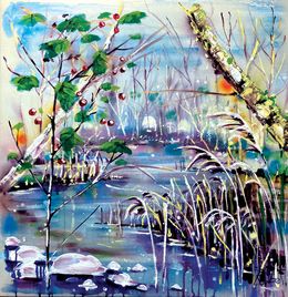 Painting, Morning Frost, Rachael Dalzell