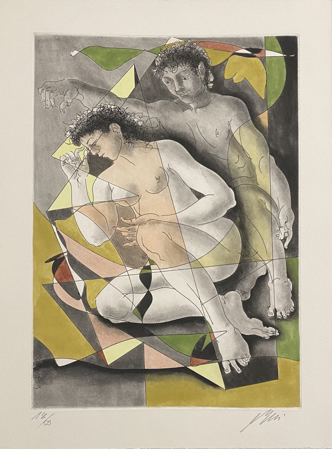 Hans Erni, Couple lisant Hans Erni, Couple lisant
