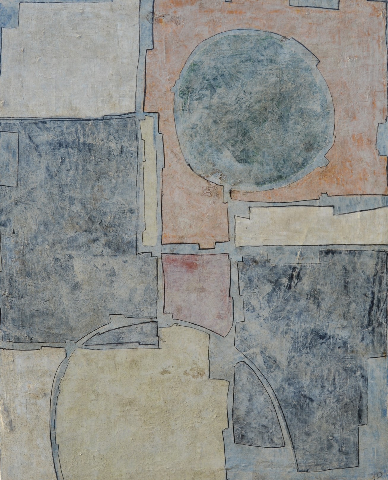 Thomas Danel, Abstrait 24-21 gris peine Thomas Danel, Abstrait 24-21 gris peine