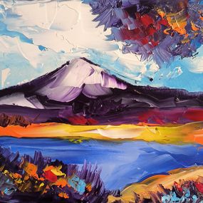 Gemälde, Fuji serenity, Thibault Vigneron