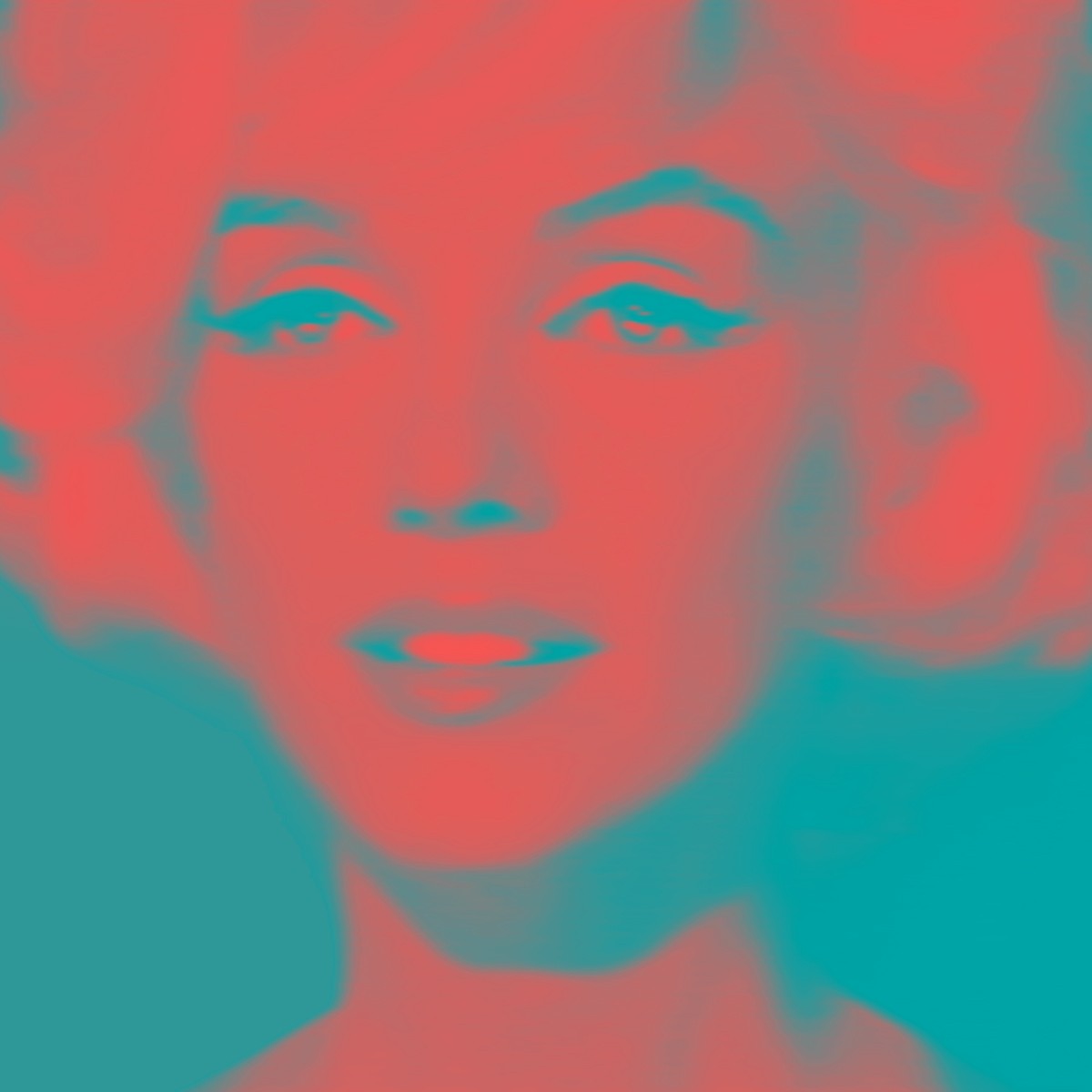 Batik, Marilyn Turquoise No. 43 Batik, Marilyn Turquoise No. 43