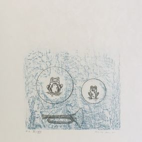 Print, Le ciel devient tout noir, Max Ernst