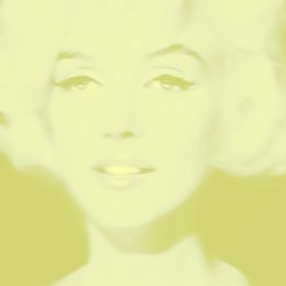 Print, Marilyn Atomic Lemon, Batik
