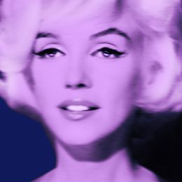 Print, Marilyn Lavender No. 2, Batik