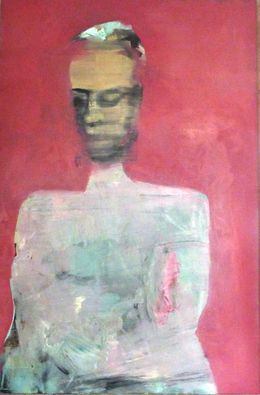 Painting, Die Augen geschlossen / 2, Mila Veljac'a