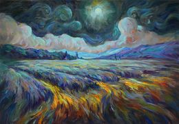 Peinture, Walking throught dreams, Serhii Cherniakovskyi