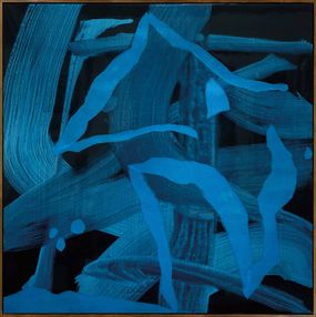 Painting, Blue millenium, Kitikong Tilokwattanotai