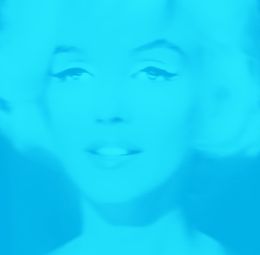 Print, Blue Marilyn No. 73, Batik