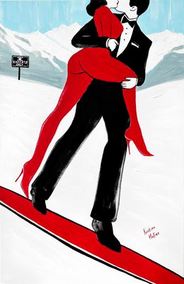 Gemälde, Experts only: love on the edge, Kristina Mallen