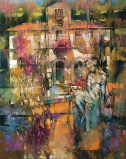 Painting, Magna Villa in Rose, Alex Bertaina
