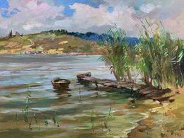 Gemälde, Covered in clouds, Suprunchuk Yuriy
