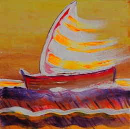 Gemälde, Voile au Vent 3, VeraD