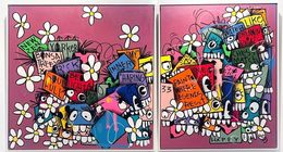 Peinture, Radiant Child (Diptych), Christopher Florentino