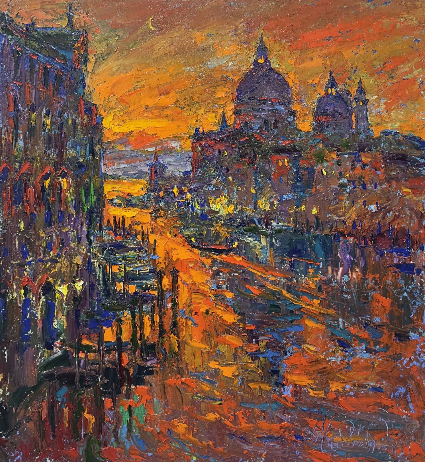 Andrii Chebotaru, Golden waters of Venice Andrii Chebotaru, Golden waters of Venice