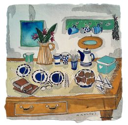 Zeichnungen, Tasses i plats sargadelos, Montse Roldos