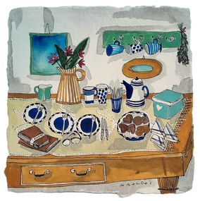 Zeichnungen, Tasses i plats sargadelos, Montse Roldos