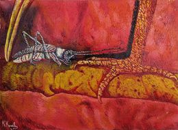 Peinture, Between beak and claws, Kiril Kolev