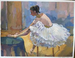 Painting, Charlotte as a ballerina 2, Nadezda Stupina