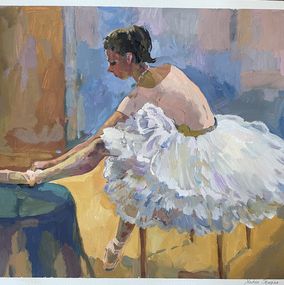Gemälde, Charlotte as a ballerina 2, Nadezda Stupina