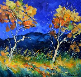 Gemälde, Two trees, Pol Ledent
