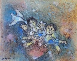 Peinture, Le long voyage de l'exil, Yoël Benharrouche