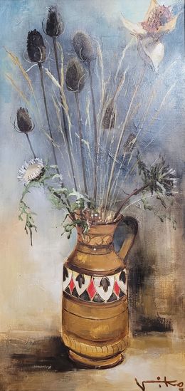 Peinture, Les chardons, Victor Viko