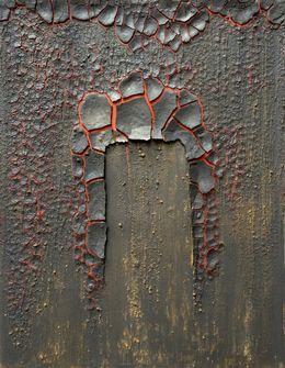Gemälde, Porte d'enfer (Volcan I), Sourena Parhizkar