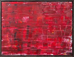 Gemälde, The Red Wall, Juliana Haggoo