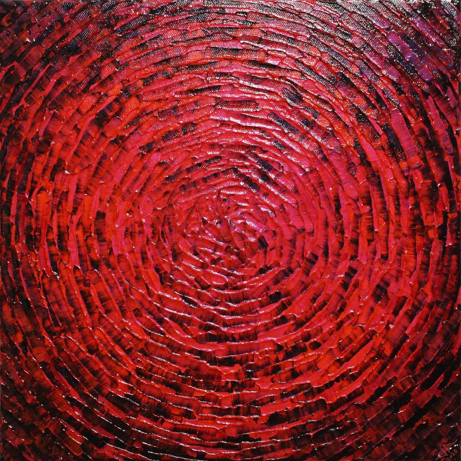 Jonathan Pradillon, Éclat concentrique rouge Jonathan Pradillon, Éclat concentrique rouge