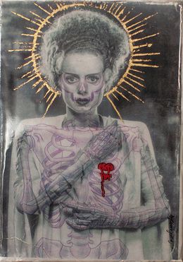Gemälde, The Bride of Frankenstein, Carlos Olmo