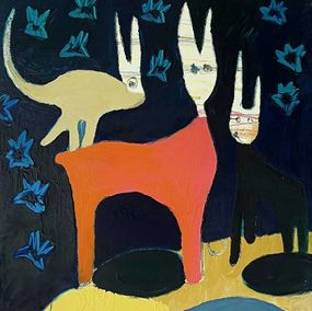 Gemälde, Les marcheurs rêvent, Barbara Goldmann