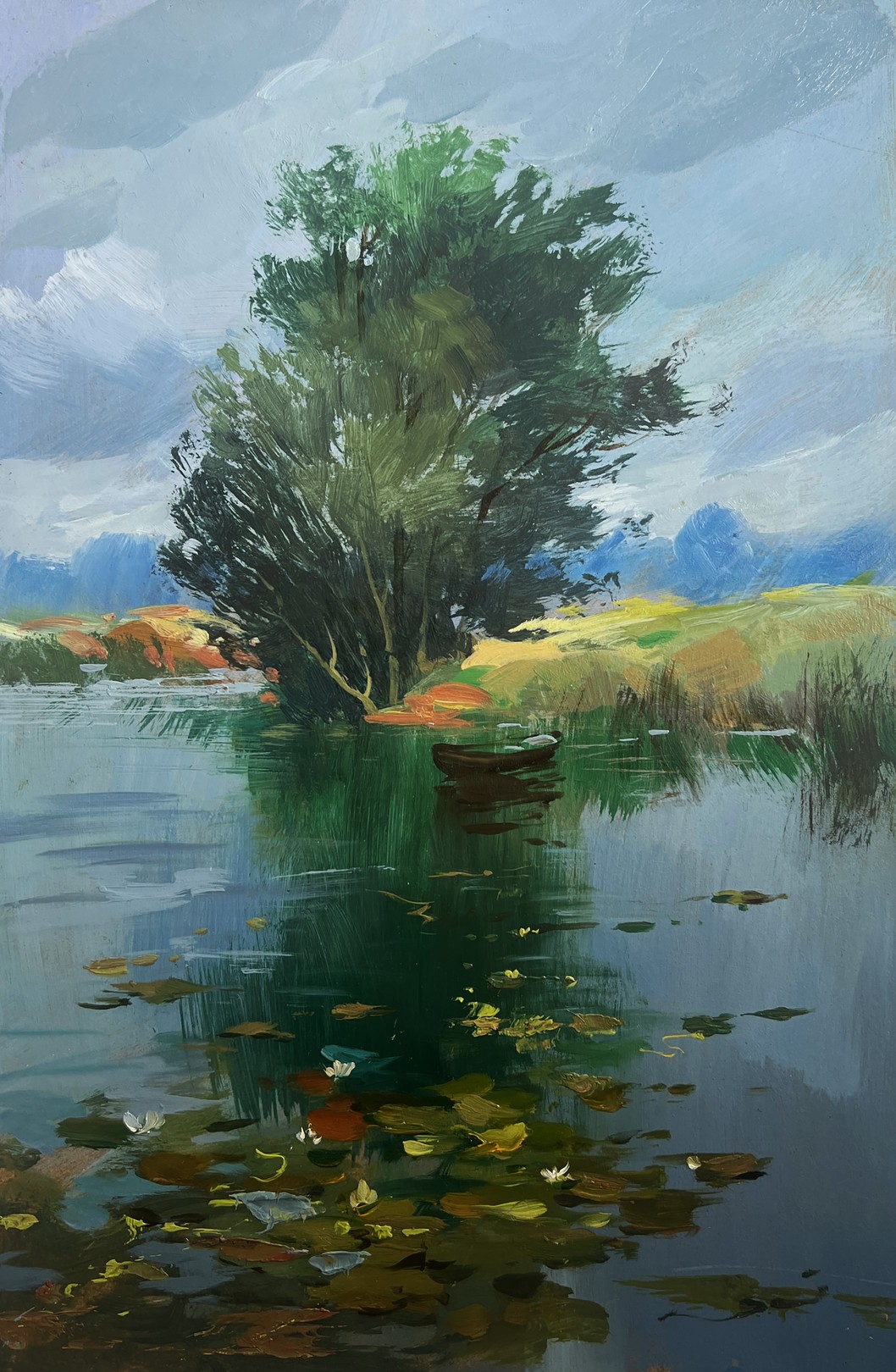 Suprunchuk Yuriy, Fishing by a lonely tree Suprunchuk Yuriy, Fishing by a lonely tree