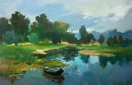 Gemälde, Warm weather for fishing, Suprunchuk Yuriy