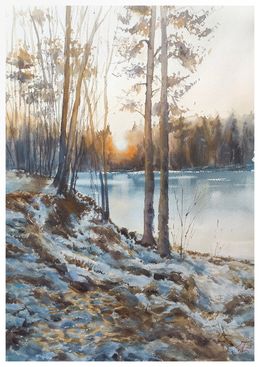 Painting, The last rays, Irina Pronina