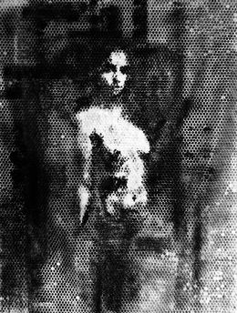 Peinture, Nude papier bulle, Christophe Ruiz
