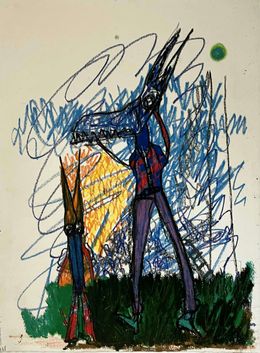 Painting, Bandit, Barbara Goldmann