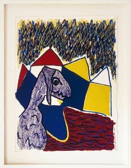Painting, L'Agneau, Barbara Goldmann