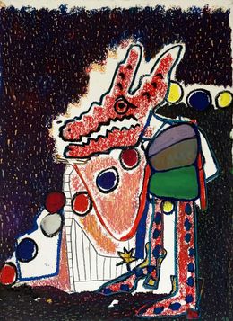 Peinture, Loup, Barbara Goldmann