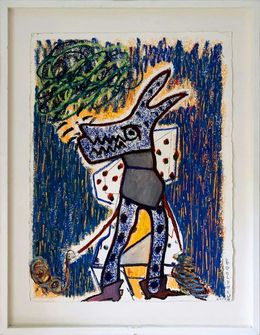 Painting, Loup Garou, Barbara Goldmann