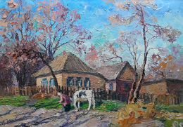Painting, Rural landscape, Boris Serdyuk