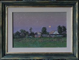 Gemälde, The moon has risen. Chamzinka, Simon Kozhin