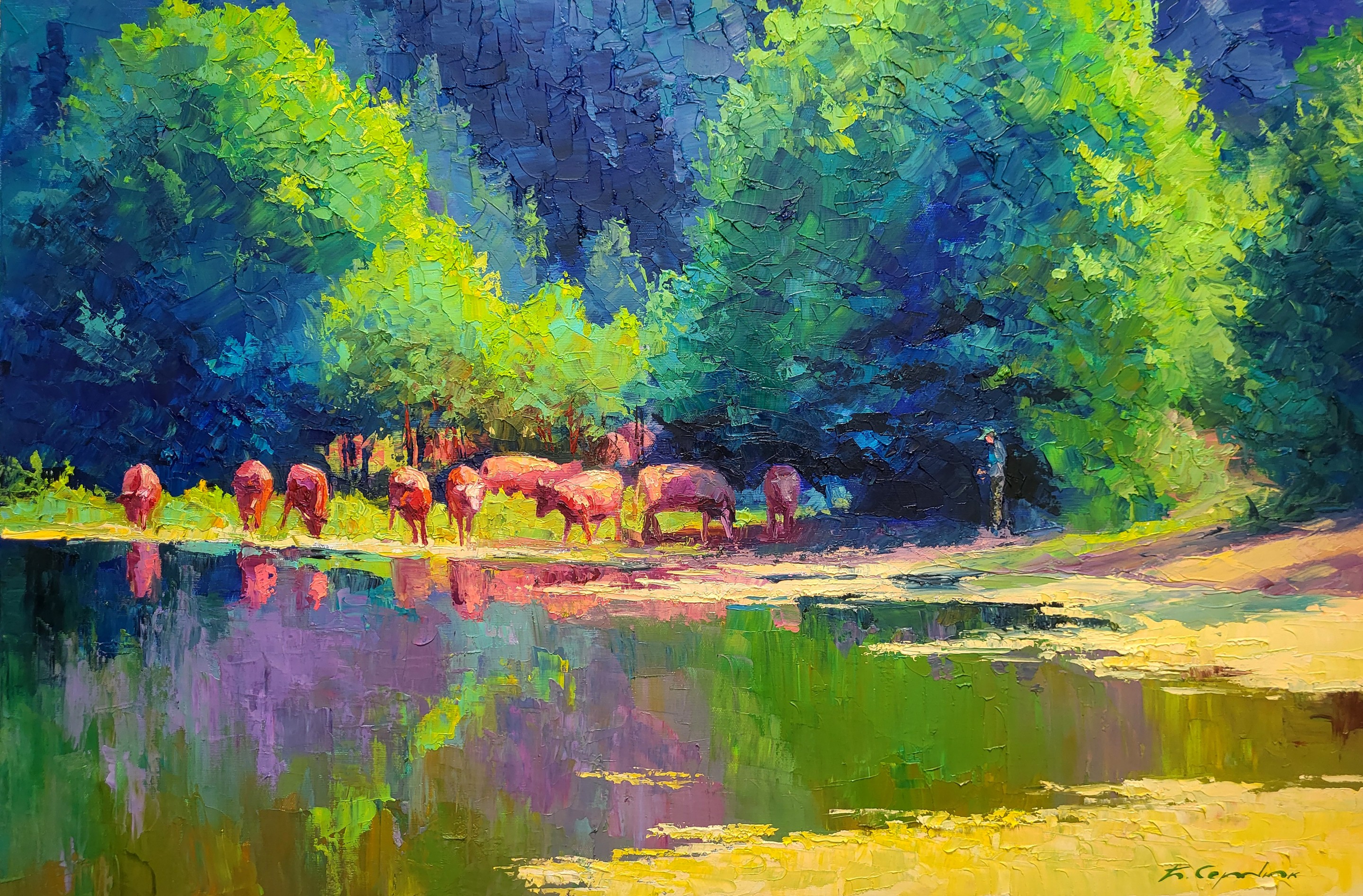 Boris Serdyuk, Herd of cows Boris Serdyuk, Herd of cows