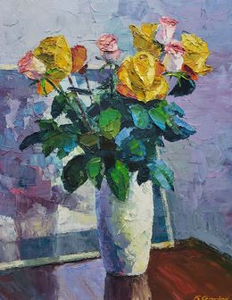Gemälde, Roses, Boris Serdyuk